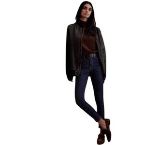 Banana Republic size 26 very dark blue high rise skinny ankle NWT